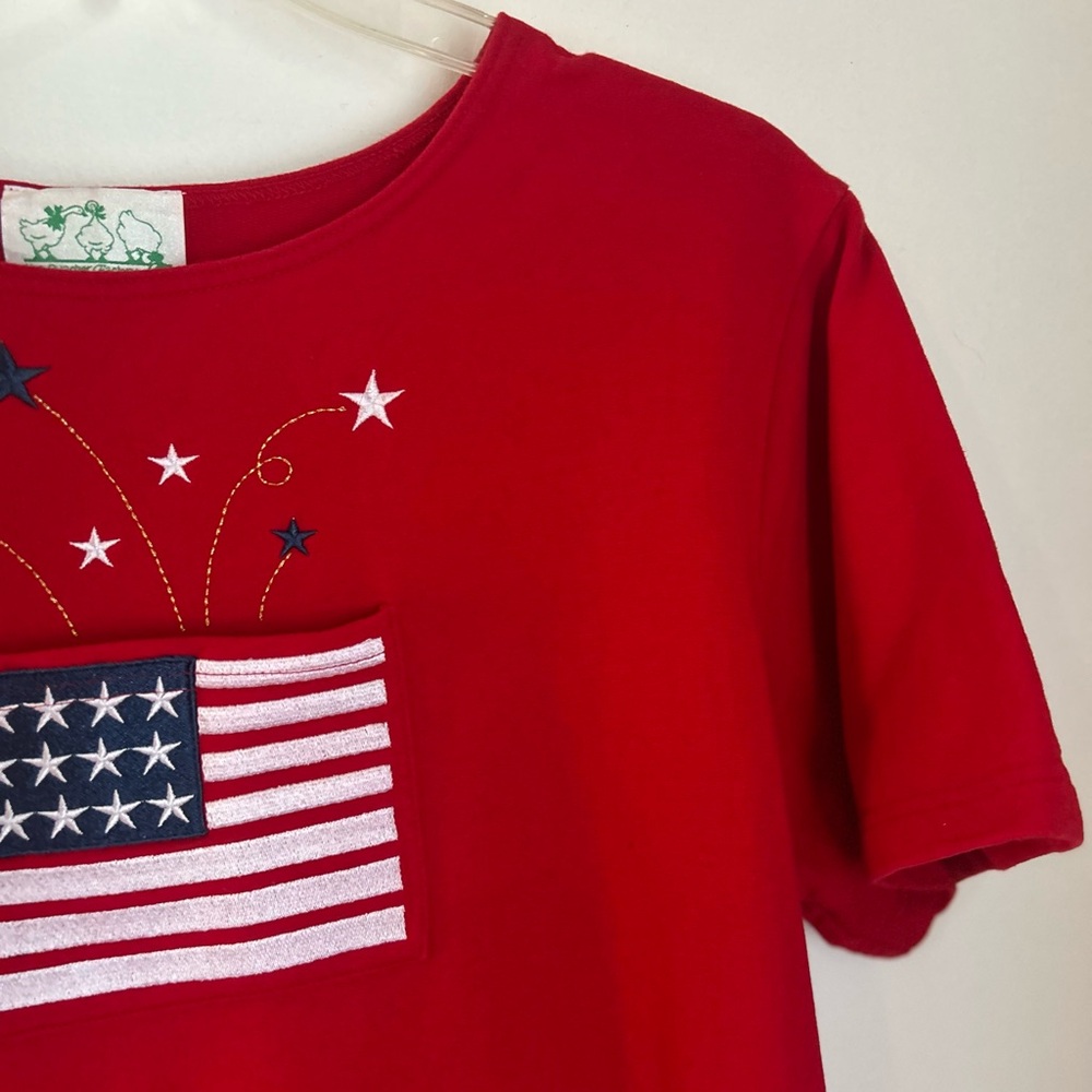 Red Patriotic Shift Dress - Women's - Picture 5 of 12